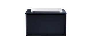 Тумба с раковиной Astra-Form Фрейм 4631177715280 80 см серый матовый